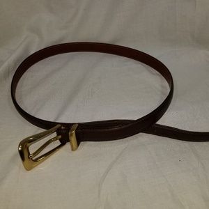 # b8,668 Coach Brown Leather Belt